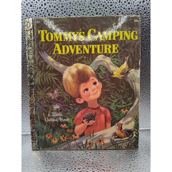 Tommy's Camping Adventure Little Golden Book Gladys Saxon 1972 3rd Printing 1405 - Picture 1 of 6